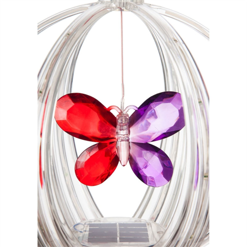 9.37'' Solar Powered Outdoor Hanging Light