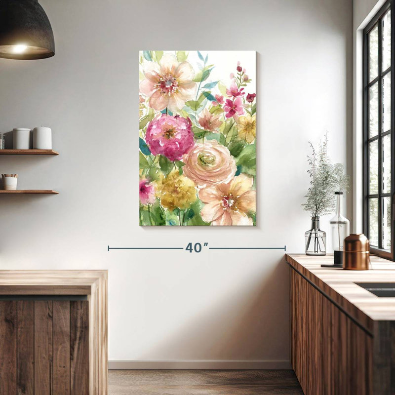 Harnek Jardin De Fleurs, 39" H x 26" W
