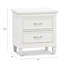 Table de chevet 2 tiroirs Darlington