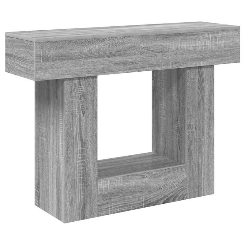 Console Table, 74cm H x 101cm W x 30cm D, Grey Sonoma, Grey Sonoma, Grey Sonoma