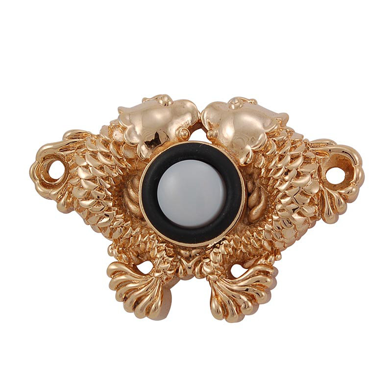 Pollino Push Button, Polished Gold