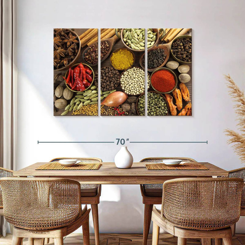 Yarlin Natural Spices, 36" H x 57" W
