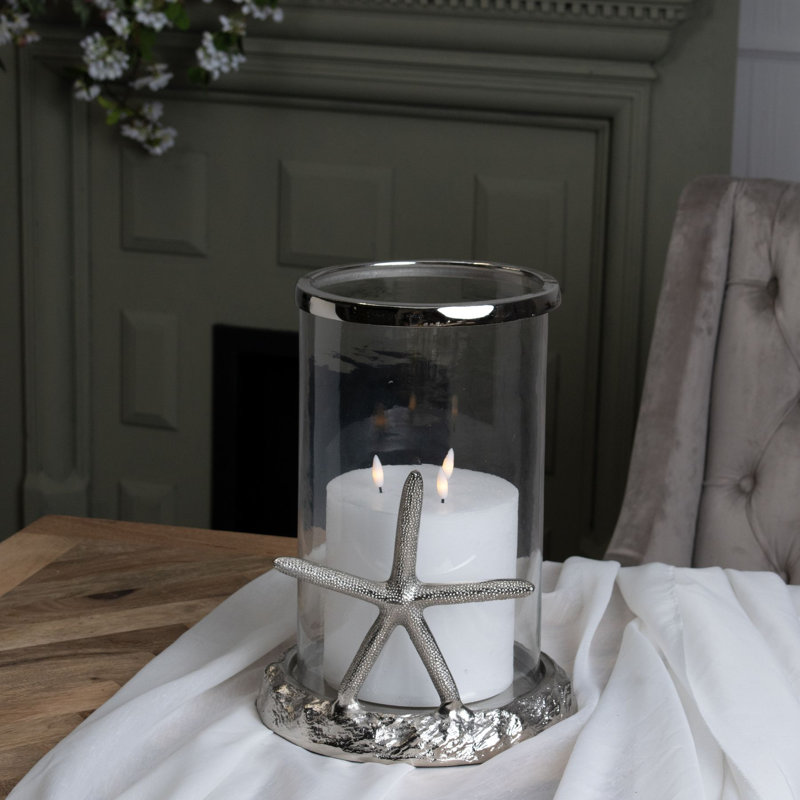 Glass Tabletop Lantern