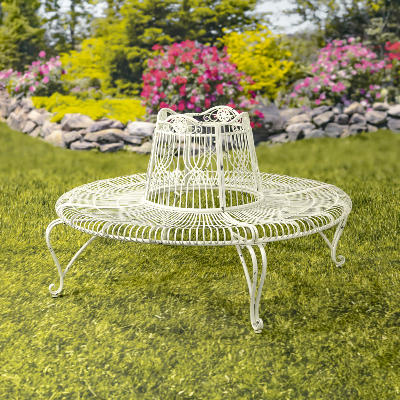 Banc d'extérieur en métal Angelissa