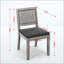Ensemble de 2 chaises de salle à manger en rotin Farmhouse-2087923944