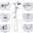Finish Bathroom Shower With 6 Inch Rain Head And Handheld - 2.5 Gpm Innovative Design-121076878