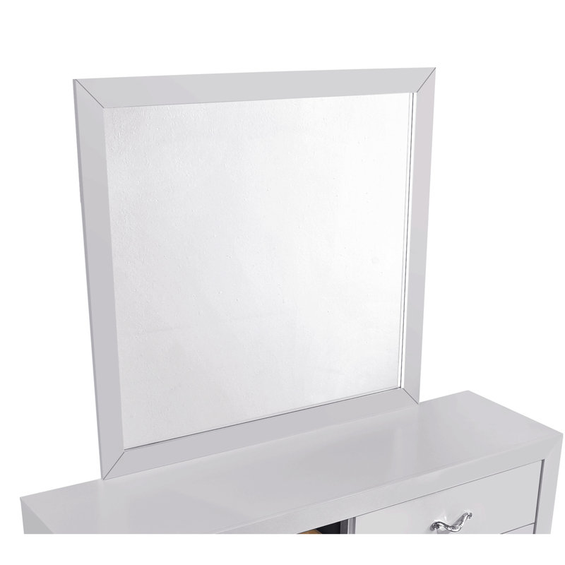 Miroir Moreland G002900-M, blanc scintillant