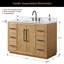 Ensemble de meuble-lavabo simple 48 po Eris