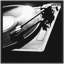 Vinyl Record Player by Alicia Abla Framed Canvas Wall Art Print
