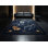 Soft Plush Etting Hades Glam Geometric Area Rug in Blue – Navy Binding