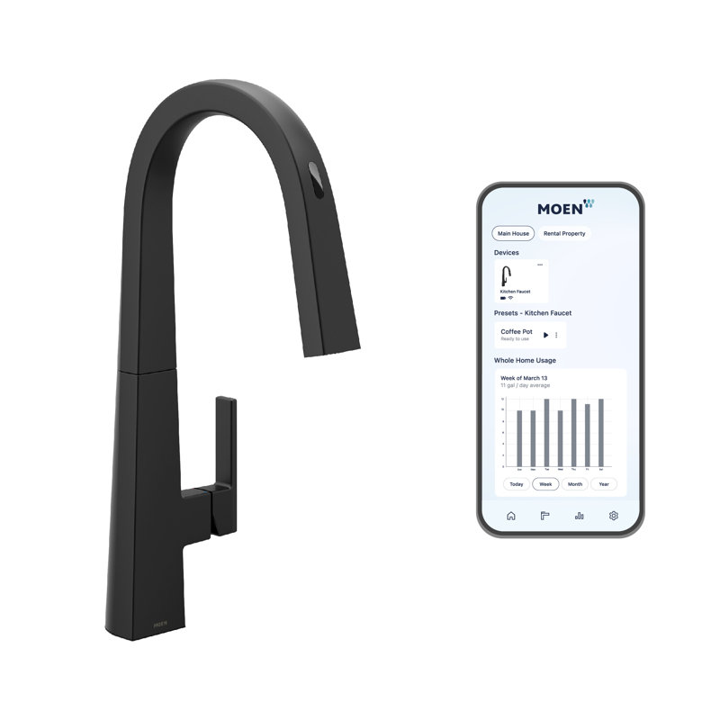 Moen Nio Smart Faucet with Voice Control - Thumbnail 4
