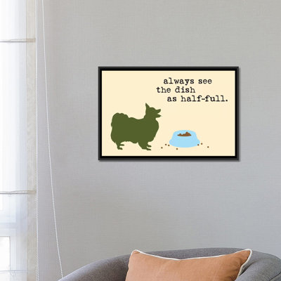 « half full i », impression sur toile