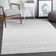 Warkentin Geometric Light Grey/Grey/White Area Rug