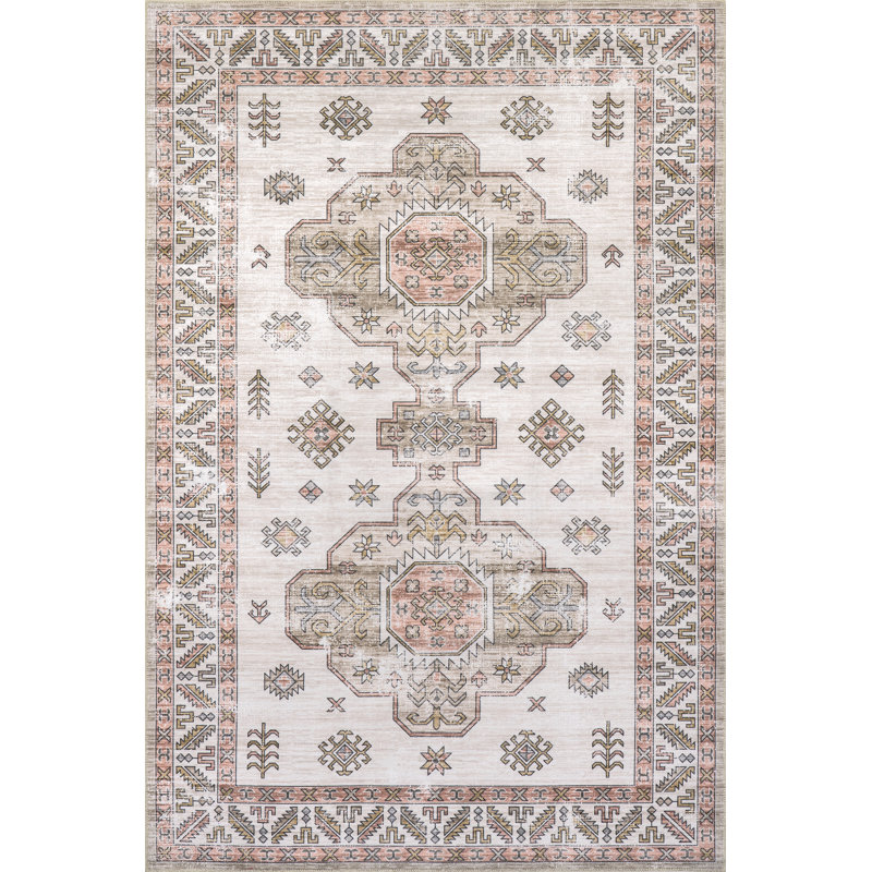  Nyan SplashGuard Machine Washable Area Rug, Rectangle 4' x 6'