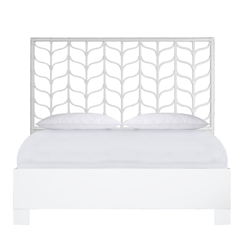 Lit plateforme Ivy, Grand, Blanc