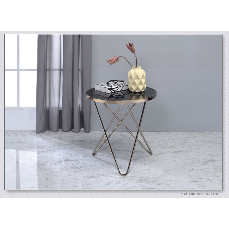 Table de bout Valora, Noir