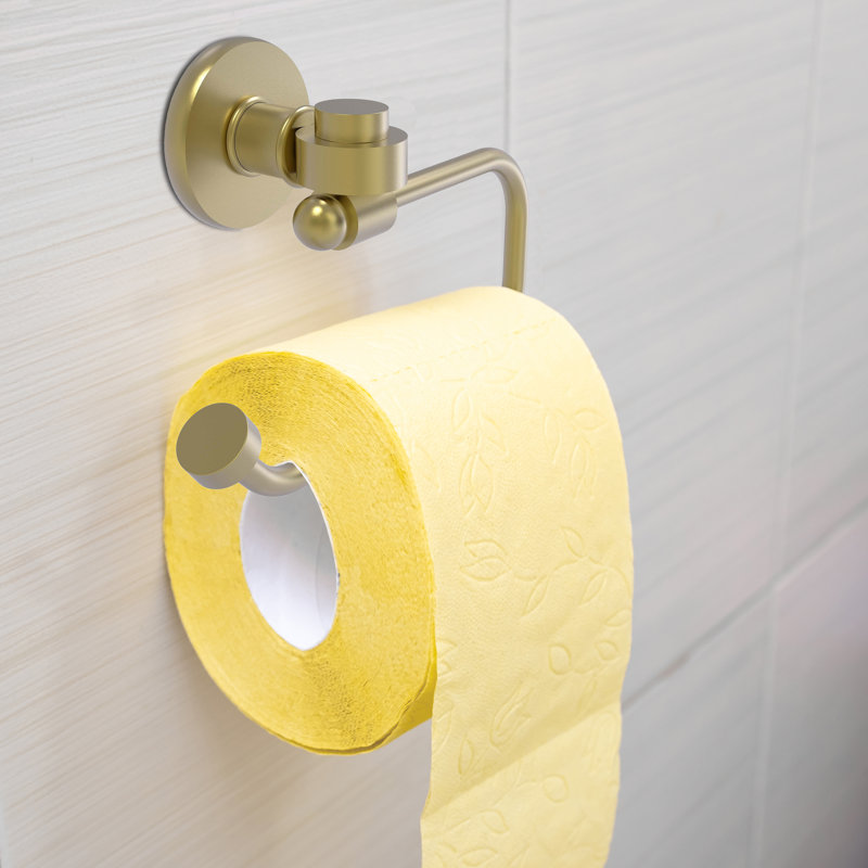 Porte-papier euro Continental, Laiton satiné