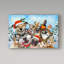 « goofy christmas dogs », reproduction d’impression sur toile tendue-26857808