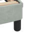 Cadre de lit vidaXL Gris clair 100x203 cm velours-97706081-97706087