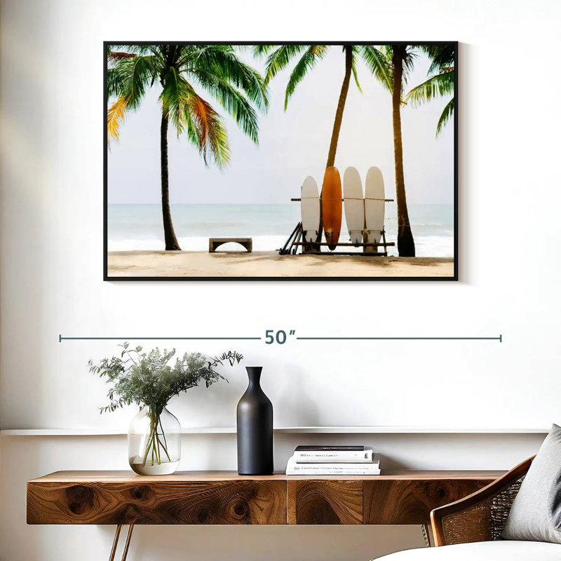Configuration de la planche de surf, Cadre flottant noir, 40 po x 27 po