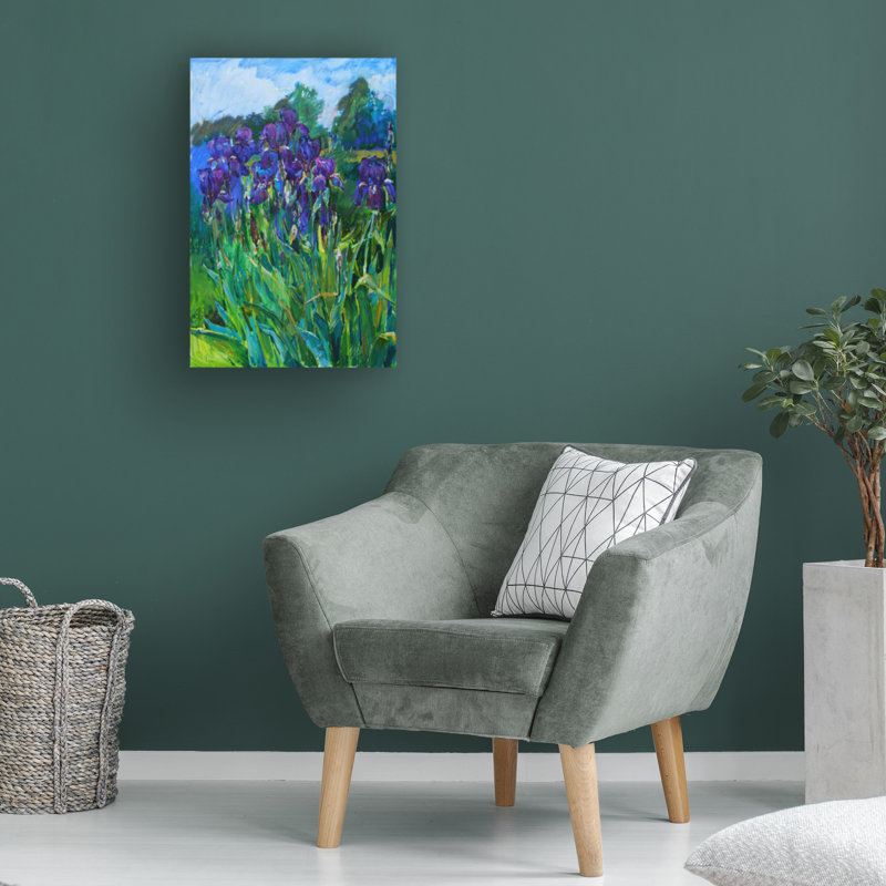 Art sur toile «Iris bolognaise» par Andrii Kutsachenko, H 30 po x l 47 po