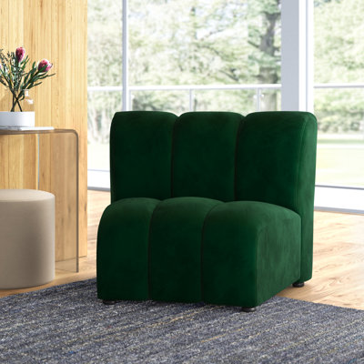 Dabir Velvet Slipper Chair