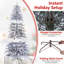 Arbre de Noël cyprès enneigé 6 pi.-127376130