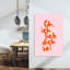 Affiche murale romantique contemporaine avec lettrage allemand romantique-162550446