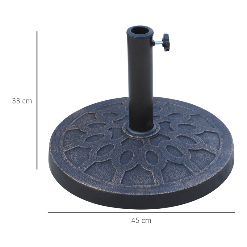 Allyna 13kg Resin Free Standing Umbrella Base