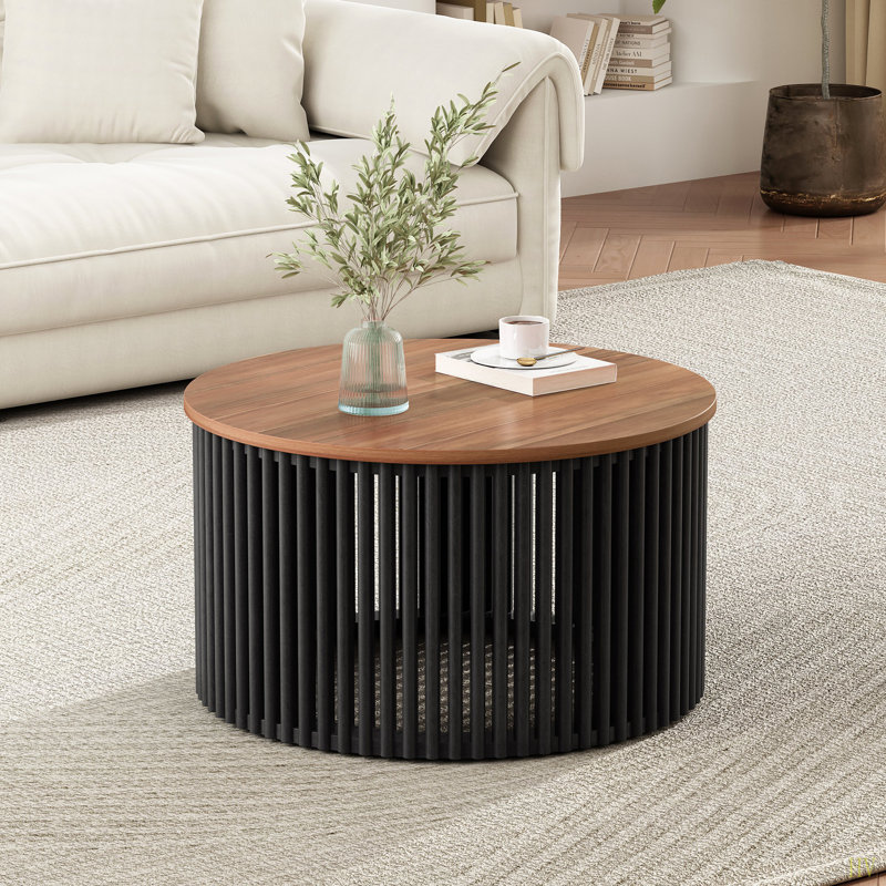 Table basse en bois massif