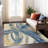 Machine Washable Indoor/Outdoor Lockway ACN2421 Abstract Rug-1892643612