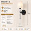 Appliques murales rechargeables sur batterie, éclairage mural RVB sans fil avec télécommande, intensité variable et minuterie, style moderne sans fil pour chambre, salon ou corridor (NOIR)-1810774572