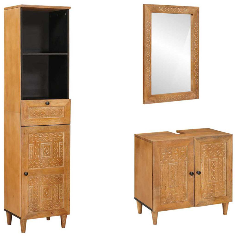 Bathroom Storage, Natural