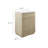 Meuble-lavabo en faux travertin 24 po avec lavabo blanc Render
