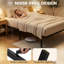 HOMCOM 3ft Single Bed Frame with Underbed Storage, No Box Spring Needed