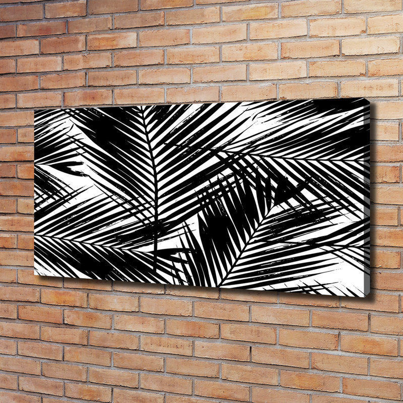 Leaves Of Palm - Wrapped Canvas Print