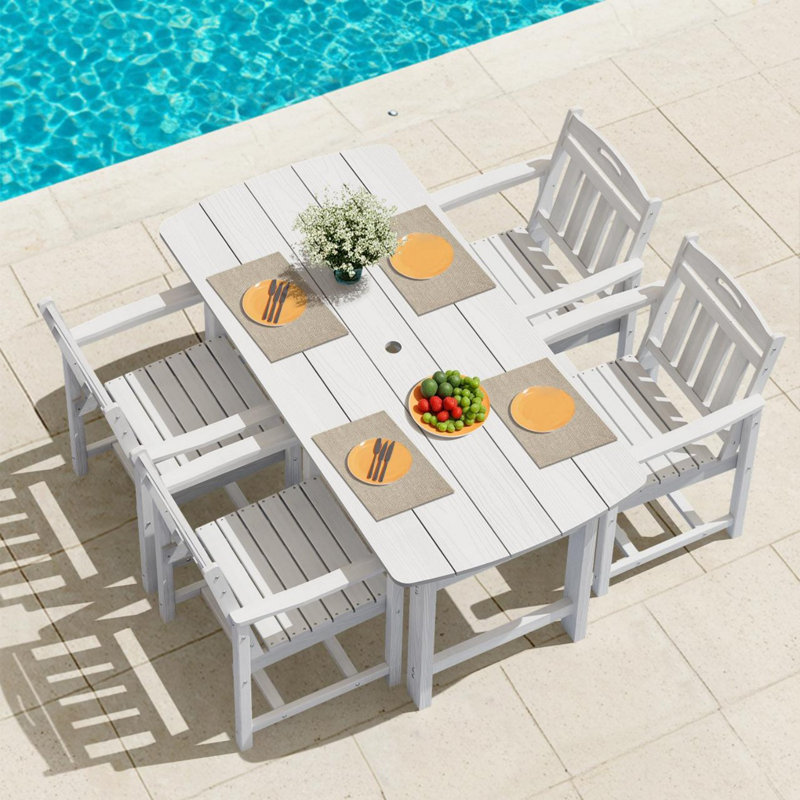 Chaises de patio pour l'extérieur, Blanc