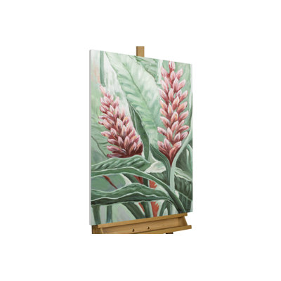Jungle Blossom Hand -Painted Acrylic Painting
