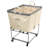 Canvas Rolling Laundry Basket with Handles-132062711-132062710