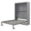 Lit escamotable double pleine grandeur avec tablettes-1639493441