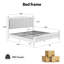 Structure de lit tapissier en bois massif-132503773