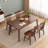 Simple Rectangular Solid Wood Dining Table-1822724733