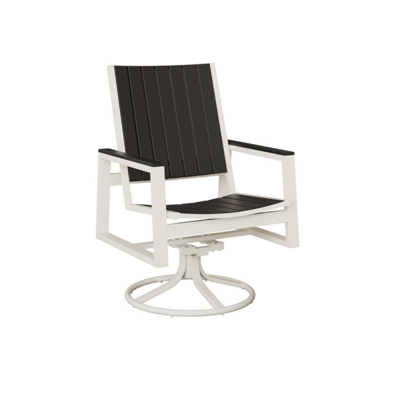 Chaise berçante berçante pivotante Berlin Gardens Vida, Noir
