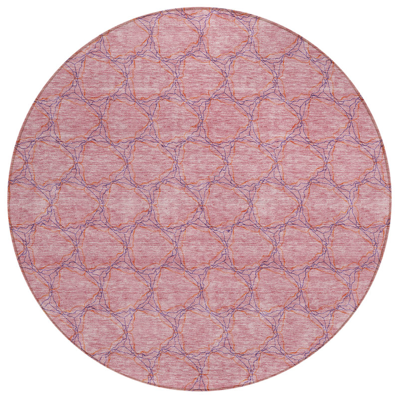 Tapis rond lavable 8 po