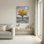 Arbre jaune, reproduction d'art sur toile, ensemble de 1-129344208-129344210