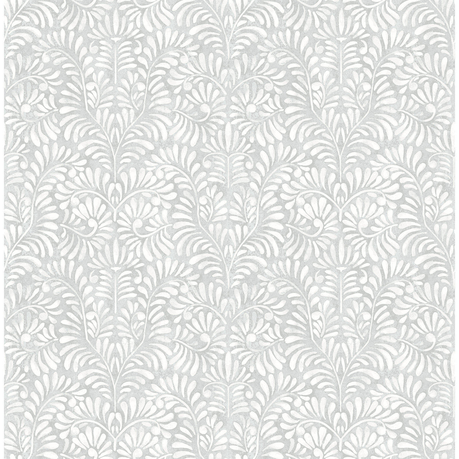 Cedric Floral Wallpaper, Gray
