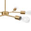 Lustre en laiton mat 6 lumières Jeiner-74890670