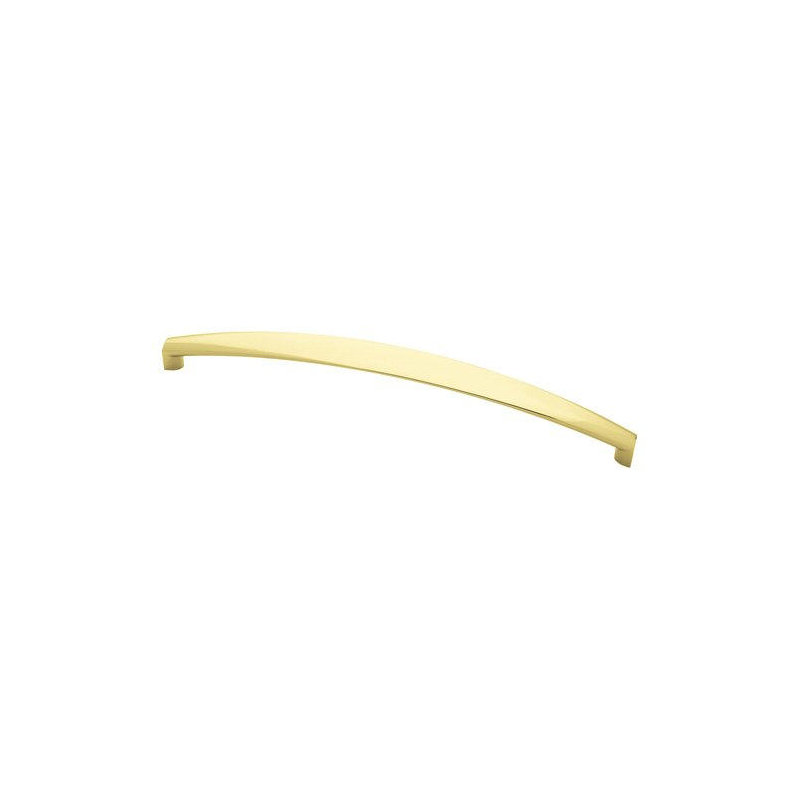 Blueprint 3" Center to Center Arch Pull, Polished Brass, 11-5/16"