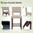 Counter Stool with Solid Wood Frame
