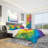 Polyester Geometric Shapes Duvet Cover Set-35228666